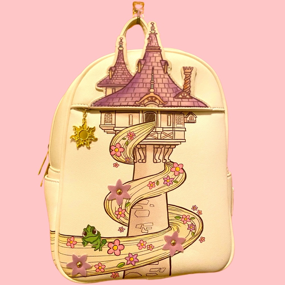 Loungefly Tangled Rapunzel Tower Backpack